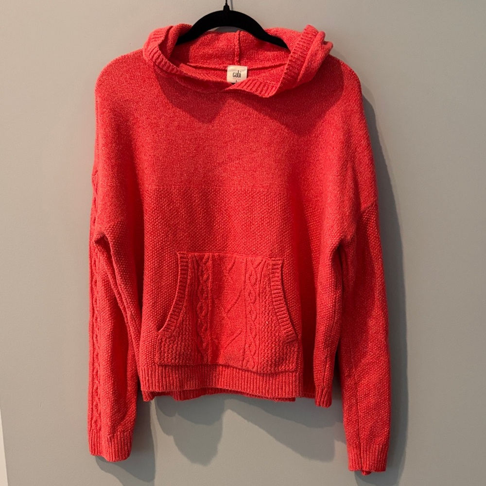 CAbi Sidekick Hoodie Sweater heathered red/pink